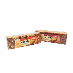 Pain d'épices tranché miel & figues paquet 300g  CARTON DE 12UNITES