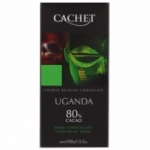 Chocolat noir Ouganda<br> 80% cacao tablette 100g