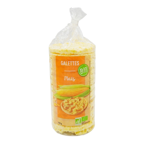 Grossiste Galettes De Maïs Bio Paquet 110g Plateau De 12 X 100g Prix