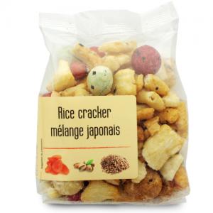 Mélange Japonais Rice cracker paquet 120g  Ct 10 sch 120 gr