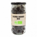 Olives noires BIO<br> pot 37 cl