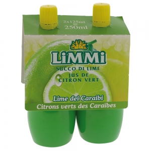 Jus de citron vert flacon 125gx2 Limmi  CT 10 LOTS X2