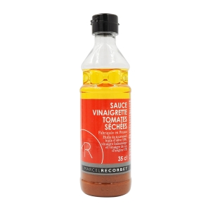 Sauce vinaigrette aux tomates séchées btle 350ml  CT DE 12