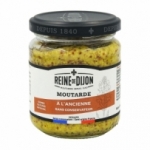 Moutarde à l'ancienne <br> pot 190g  Reine de Dijon