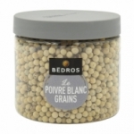 Poivre blanc en grains pot 125g Bedros<br>