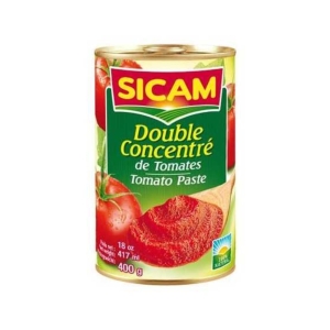 Double concentré de tomate boîte 400g Sicam  CT DE 24