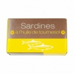 Sardines huile de tournesol Maroc<br>conserve 125g