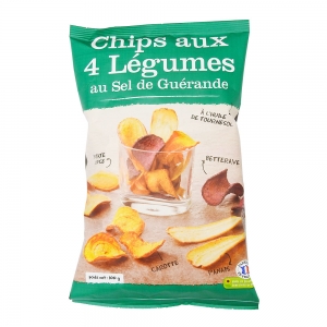 Chips aux 4 légumes paquet 100g