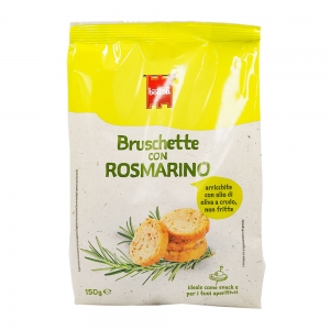 Mini bruschetta romarin paquet 150g  CT DE 14