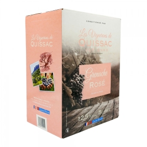 Vin Rosé Grenache Bag in Box 5l  72 Bag in box x 5 litres