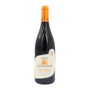 Vin rouge Faugères Château de Sauvanes AOP 75cl  CT 6 BOUT