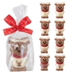 Figurine élan en chocolat sachet 40g<br>