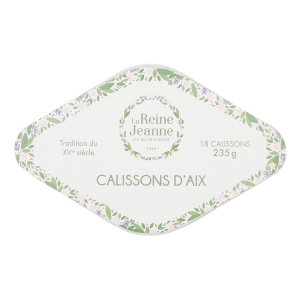 Calissons d'Aix Reine Jeanne boîte 235g  BOITE DE 10