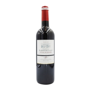 Vin rouge AOC Côtes de Bourg Chat. Lestrille 75cl  COLIS DE 6 BTL
