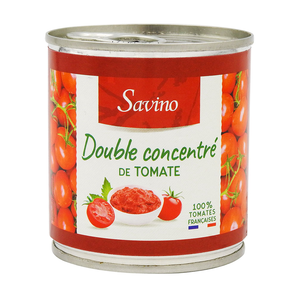 Grossiste Double concentré de tomates boîte 200g colis de 12 boites - prix  en gros
