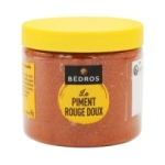 Piment rouge doux pot 90g Bédros<br>