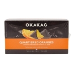 Quarts d'orange confits enrobés chocolat 200g<br>