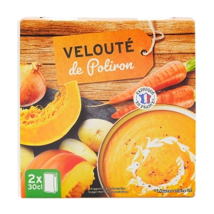 Velouté de potiron 2x30cl UHT  CT DE 8 LOT DE 2x30CL