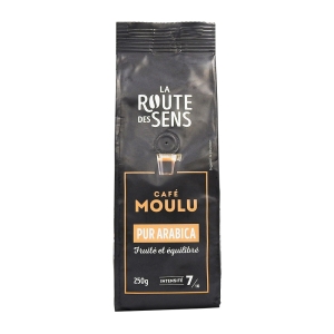 Café moulu 100% Arabica paquet 250g  CT DE 24 PQT