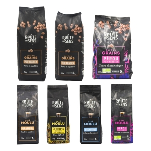 Café moulu 100% Arabica paquet 250g  CT DE 24 PQT