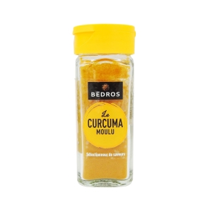 Curcuma moulu flacon 40g Bédros  CT 10 FLAC 40 GR