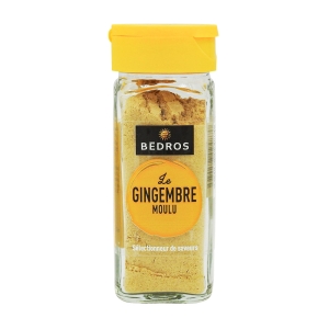 Gingembre moulu flacon 27g Bédros  CT 10 FLAC 27 GR