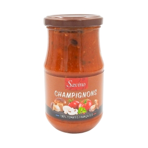 Sauce aux champignons pot 350g Savino  CT DE 12 POT