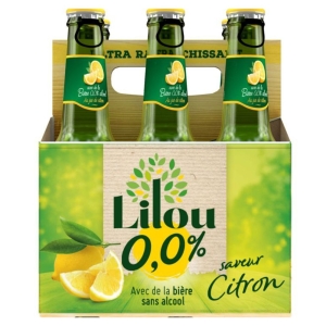 Bière sans alcool aromatisée citron 6 x 27.5cl  CARTON DE 4 PACK