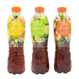 Thé glacé saveur mangue bouteille 1l  CT DE 6 BTL