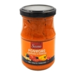 Sauce poivrons aubergines parmesan pot 190g Savino<br>