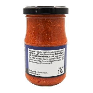 Sauce tomate ricotta bocal 190g  CT DE 12 BOC