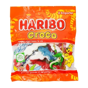 Bonbons Croco paquet 120g Haribo  CT DE 30 SCH DE 120G