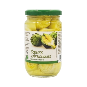 Coeurs d'artichauts Pérou bocal 175g  CT de 12