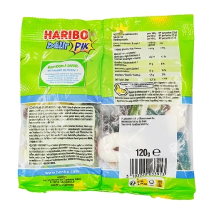 Bonbons Delir'Pik paquet 120g Haribo  CTN DE 30 SCH DE 120G