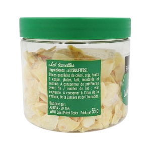 Ail lamelles pot 55g Bédros  Carton de 12 x 55 gr