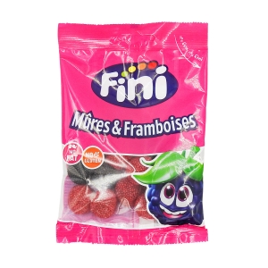 Bonbons mûres framboises Halal paquet 90g Fini  CTN DE 12 SCH