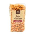 Pois chiches grillés saveur barbecue paquet 350g  CT 12 x 350 gr