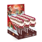 Sucettes Père Noël chocolat lait 25g display de 24<br>