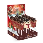 Sucettes Bonhomme chocolat lait 25g display de 24<br>