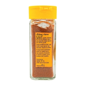 Curry rouge flacon 40g Bédros  CT 10 FLAC 40 GR