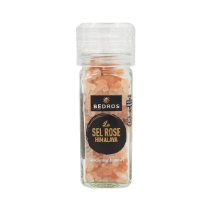 Sel rose d'Himalaya moulin 110g Bédros  CT 10 MOULINS / CT 10