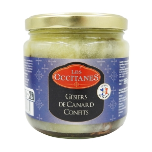 Gésiers de canard confits pot 385g  CTN DE 6 BOC