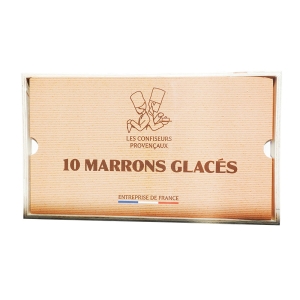 Marrons glacés écrin bois 200g  CT DE 24 BTE