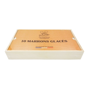 Marrons glacés écrin bois 200g  CT DE 24 BTE