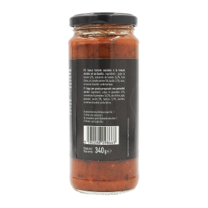 Sauce tomates séchées et basilic pot 340g Savino  CTN DE 6 POTS