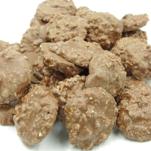 Rochers noix de coco enrobés de chocolat au lait  CT DE 5KG