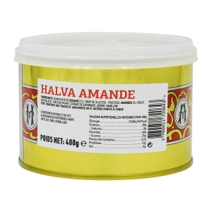 Halva à l'amande boîte 400g  CT DE 12 BTE